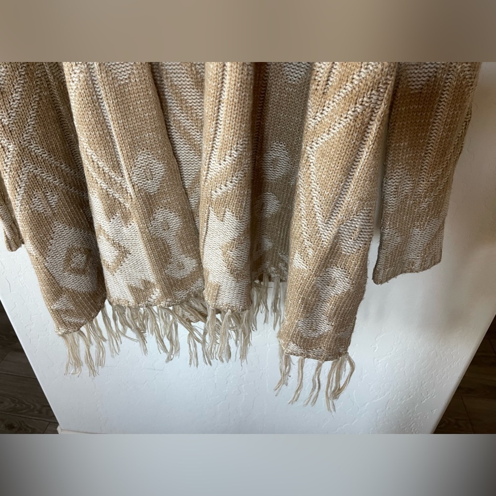 Mumu| Aztec Boho Print, Open Front Knit Cardiganl… - image 5